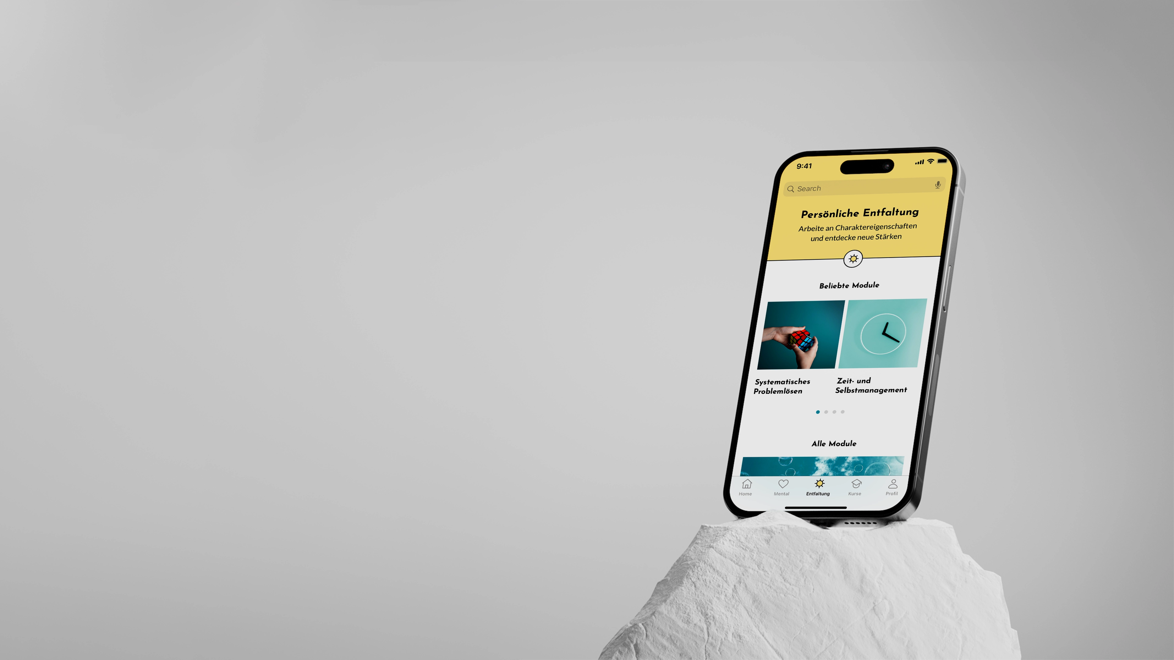 Abbildung: Easy-Well App Persönliche Entfaltung