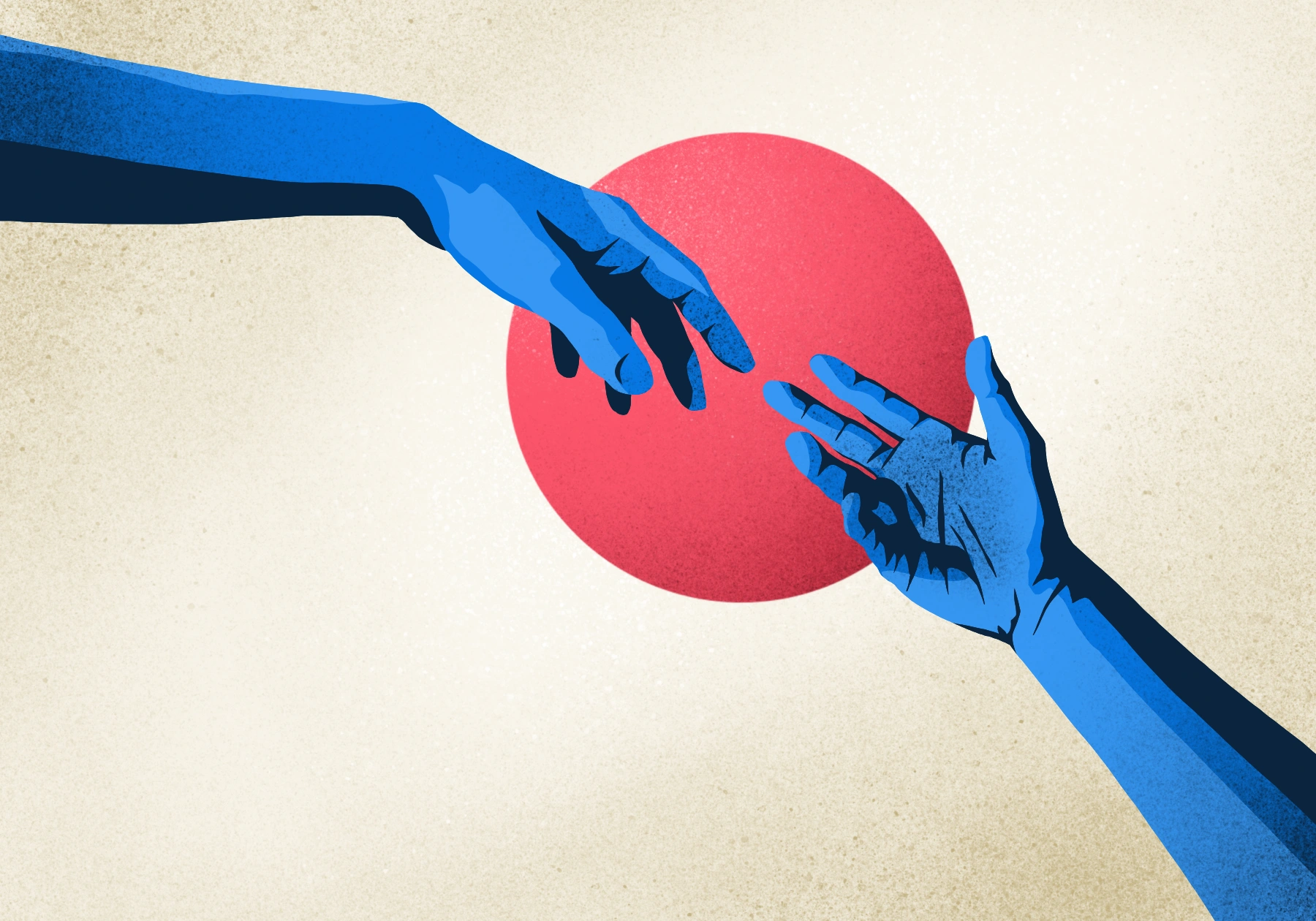 Illustration: Kontakt aufnehmen