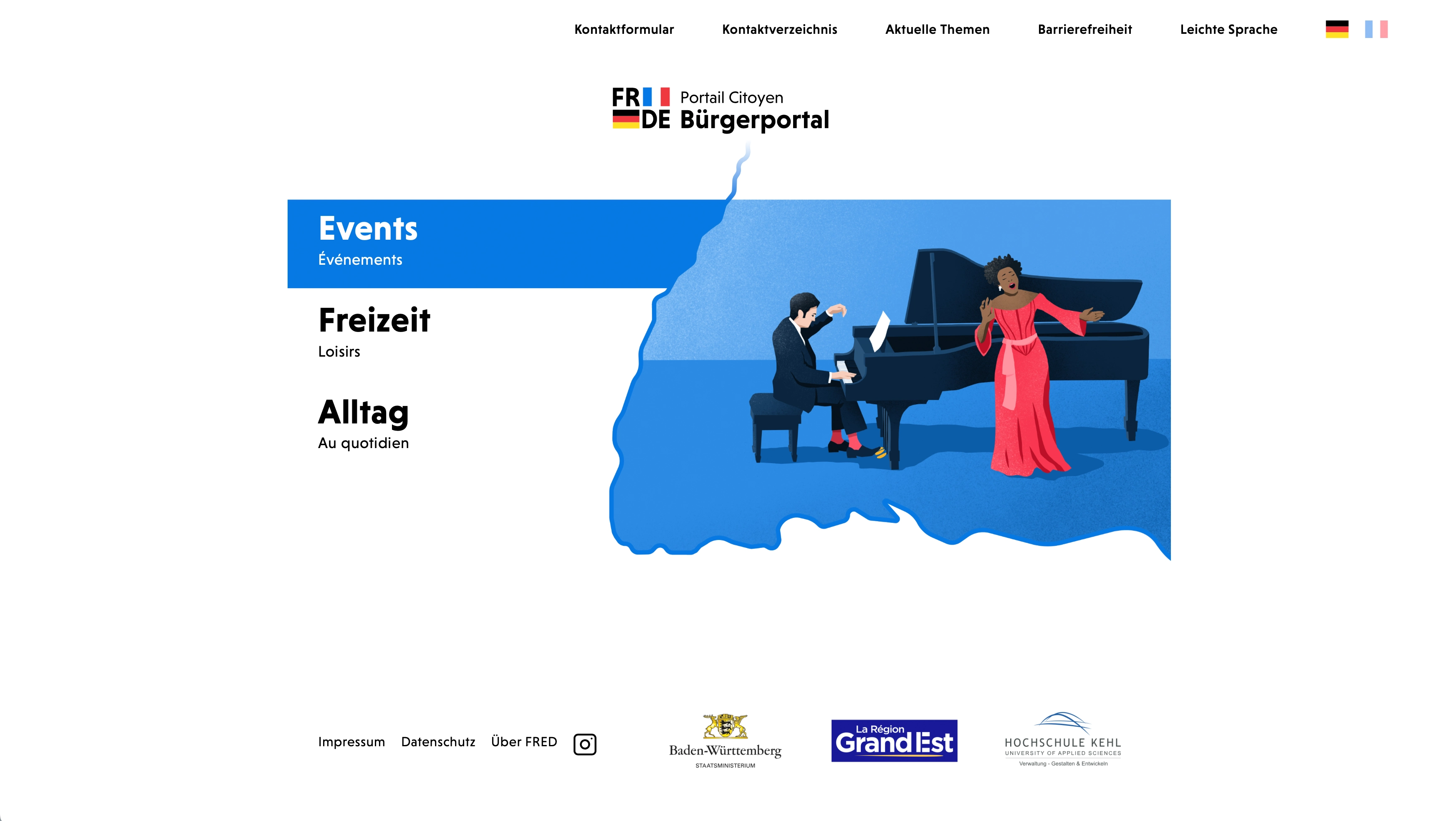Abbildung: Website Events