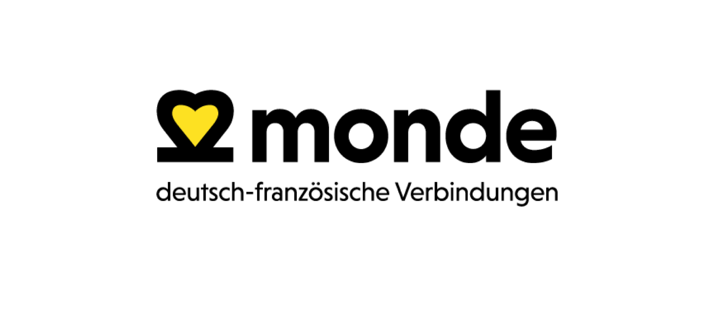 Abbildung: Logovariante monde deutsch-französische Verbindungen