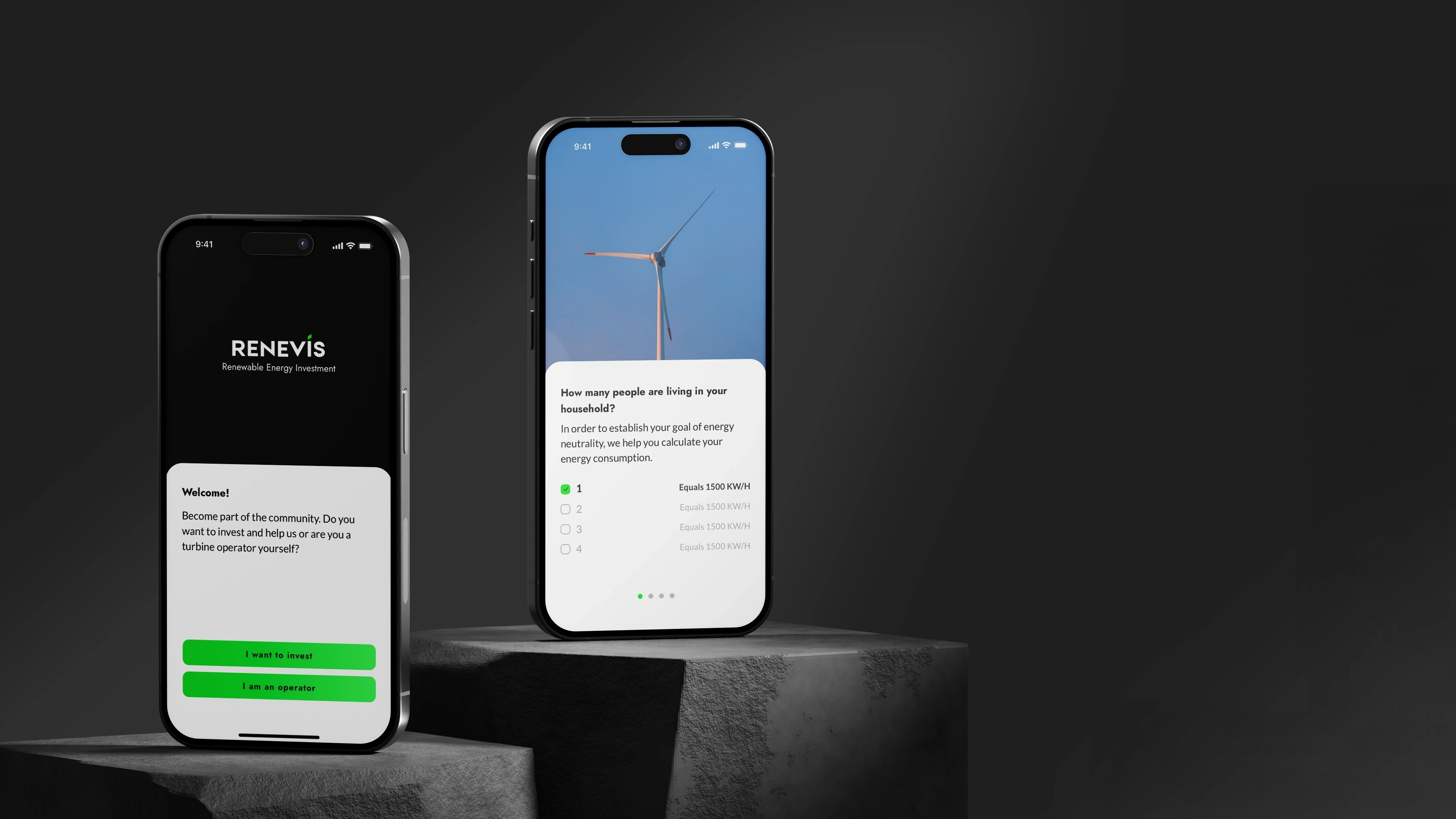 Abbildung: Renevis App Onboardingprozess