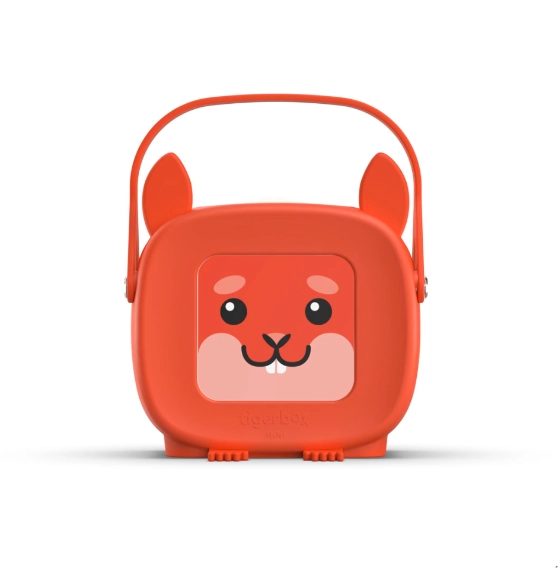 Tiger Box Mini mit Eichhörnchen-Hülle.