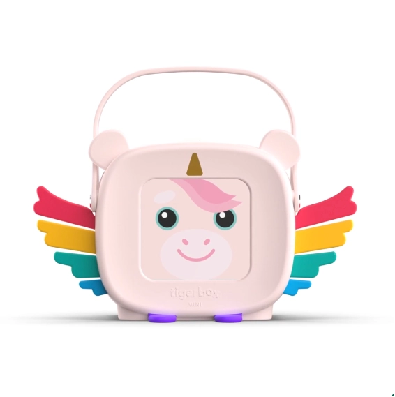 Tiger Box Mini mit Einhorn-Hülle.