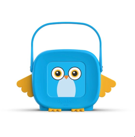 Tiger Box Mini mit Eulen-Hülle.