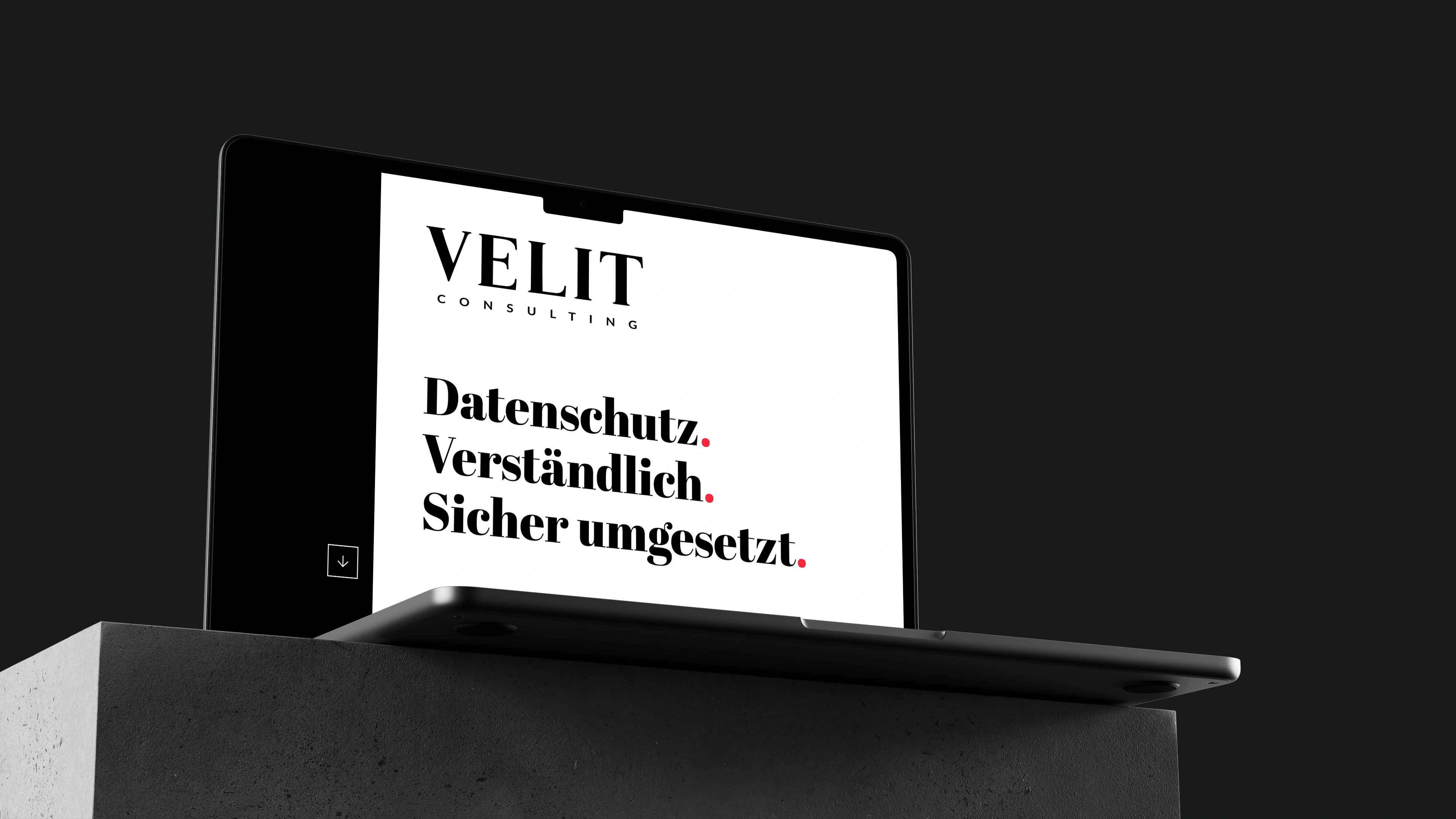 Abbildung: Startseite der Website Velit Consulting