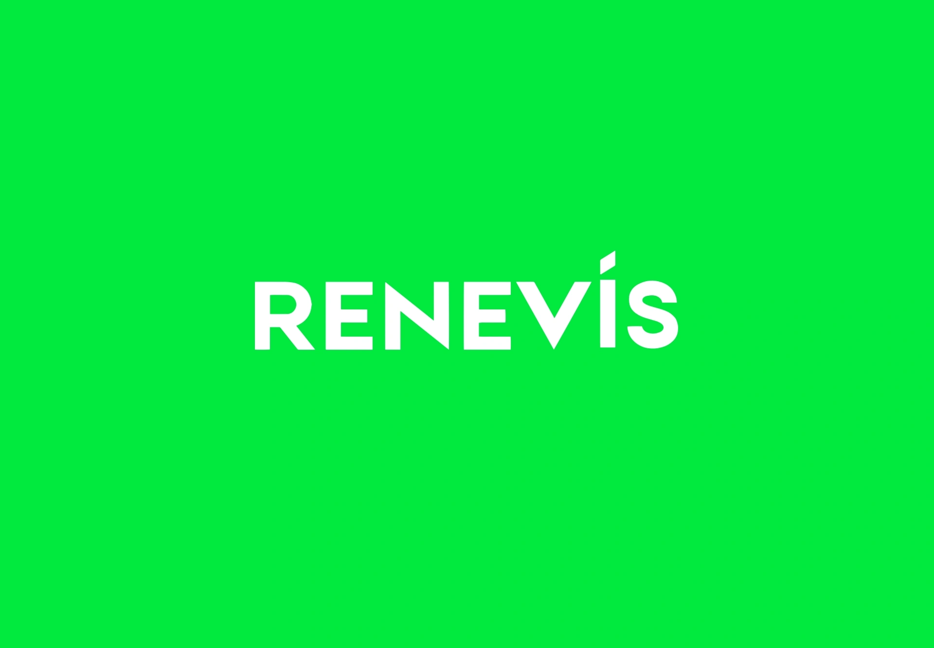 Abbildung: Wortmarke Logo Renevis