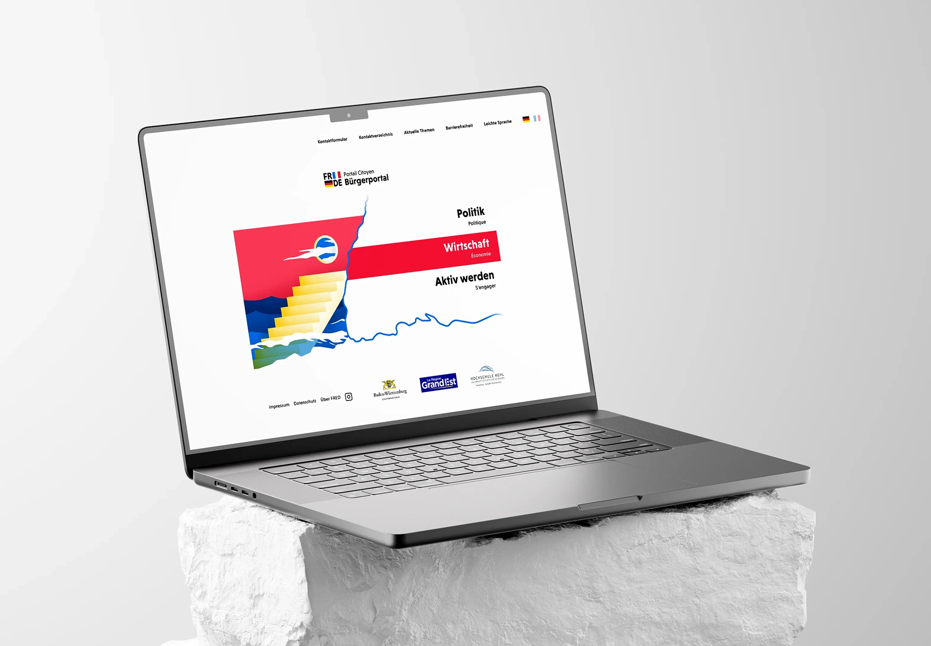 Abbildung: Website deutsch-französisches Bürgerportal
