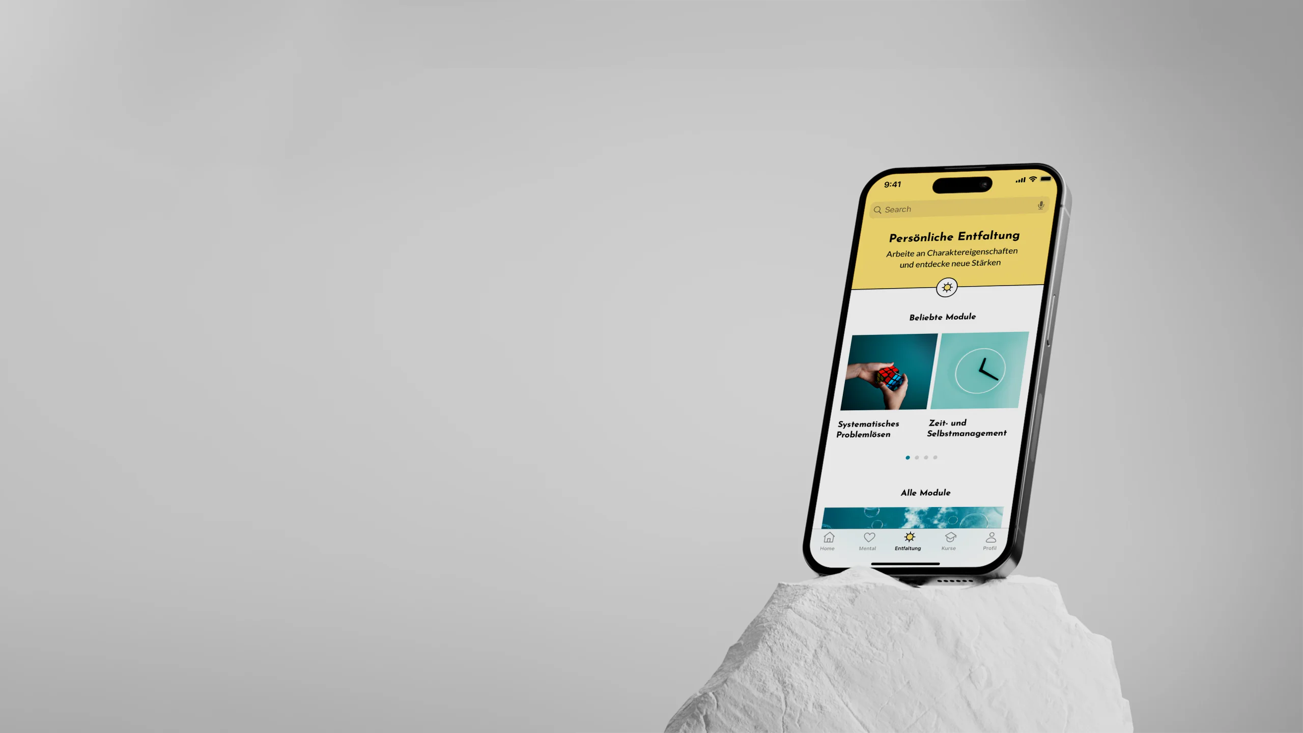 Abbildung: Easy-Well App Persönliche Entfaltung